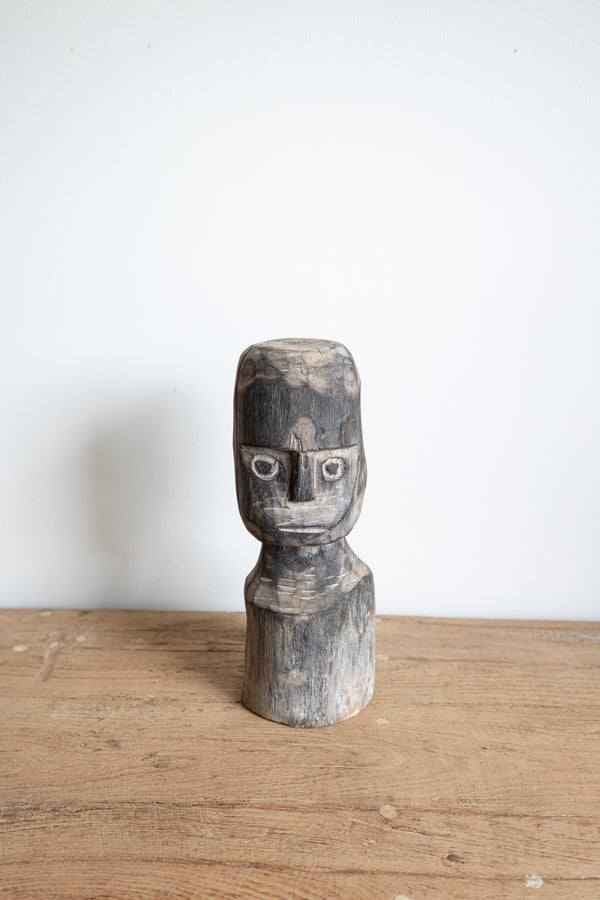 Balinese wooden statue - Carved man
