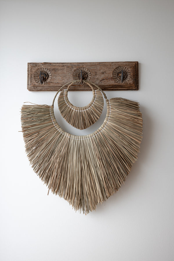 Libby seagrass wall hanging- Natural