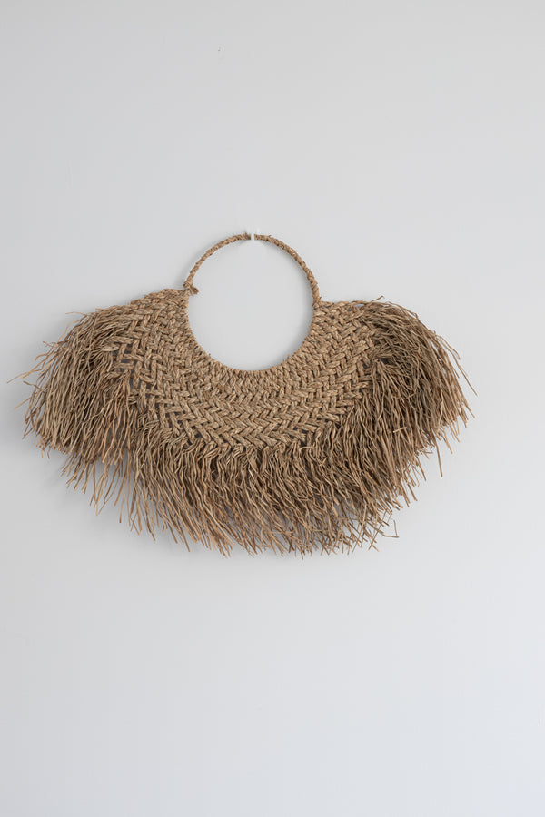 Willow seagrass wall display
