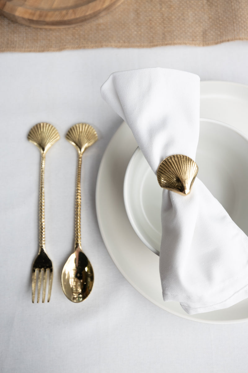 Brass Shell tablespoon