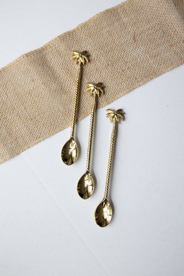 Brass Palm tablespoon