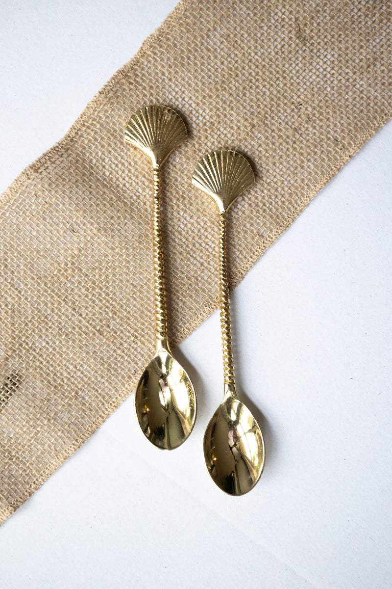 Brass Shell tablespoon