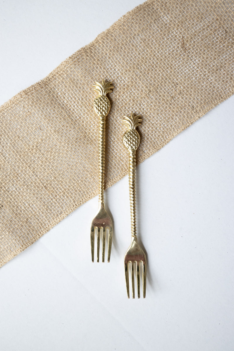 Brass Pineapple fork