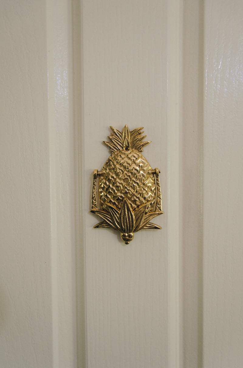 Brass Pineapple door knocker