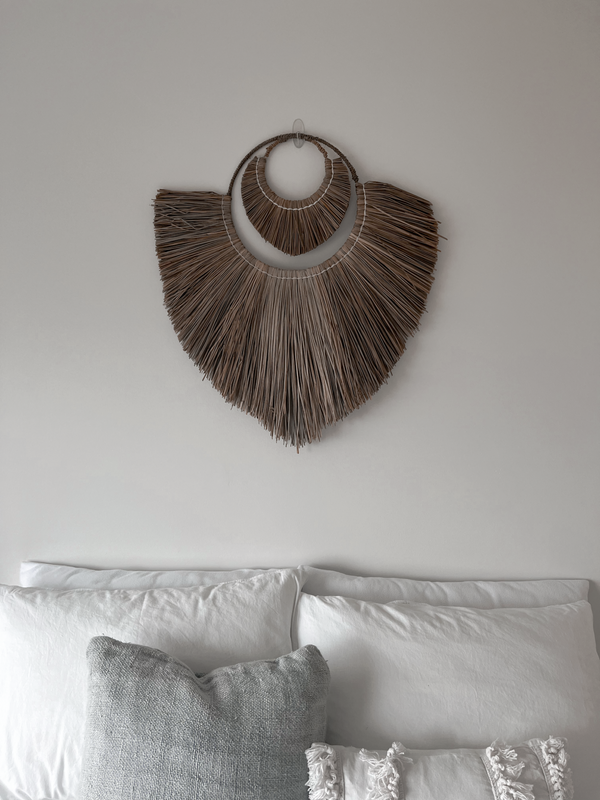 Libby seagrass wall hanging- Natural